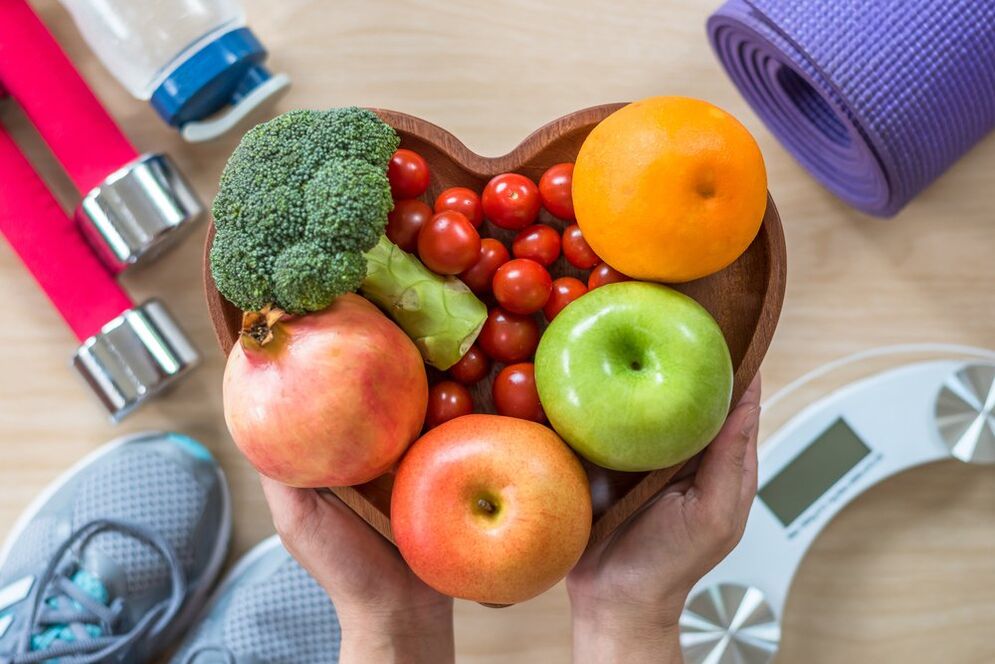 水果蔬菜和运动减肥